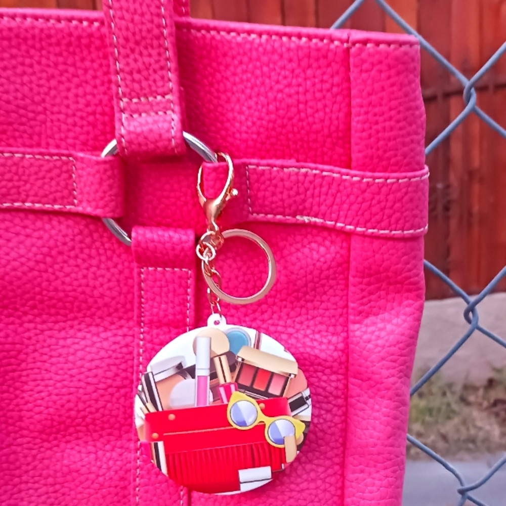 Mirror Bag Charm/Key Chain NEW